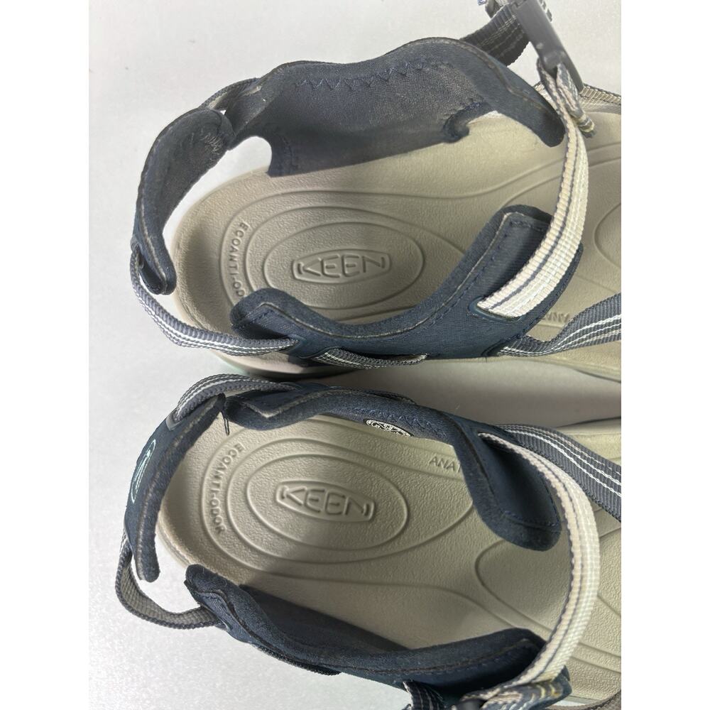 Keen Terradora II Open-Toe Sandals Summer Hiking Shoes Navy Light Blue Size 8.5 - Picture 9 of 11